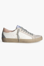 Zapatilla Deportiva Retro Mujer Blanca y Rosa - Estilo Casual