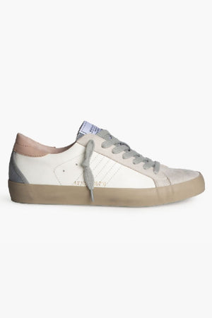 Zapatilla Deportiva Retro Mujer Blanca y Rosa - Estilo Casual