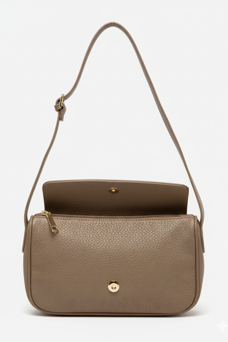 Bolsos con solapa topo