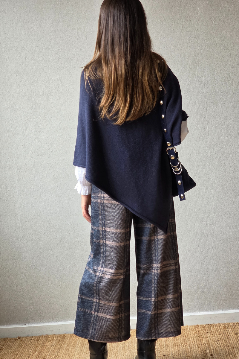 Pantalón de cuadros Cazorla azul