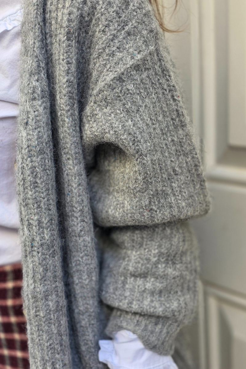 Chaqueta de punto Olivia gris