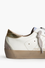 Zapatilla Deportiva Retro Mujer Blanca y Dorada Glitter - Estilo Casual