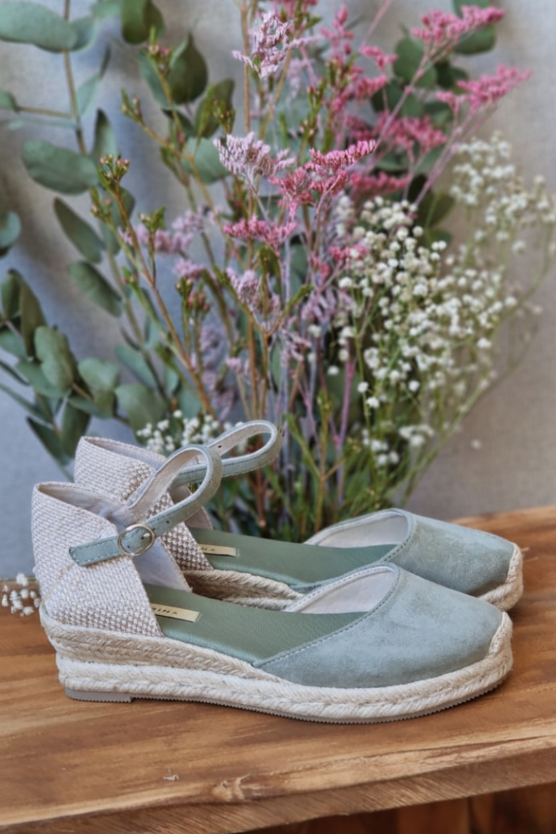 Alpargata Valenciana Media Cuña - Verde