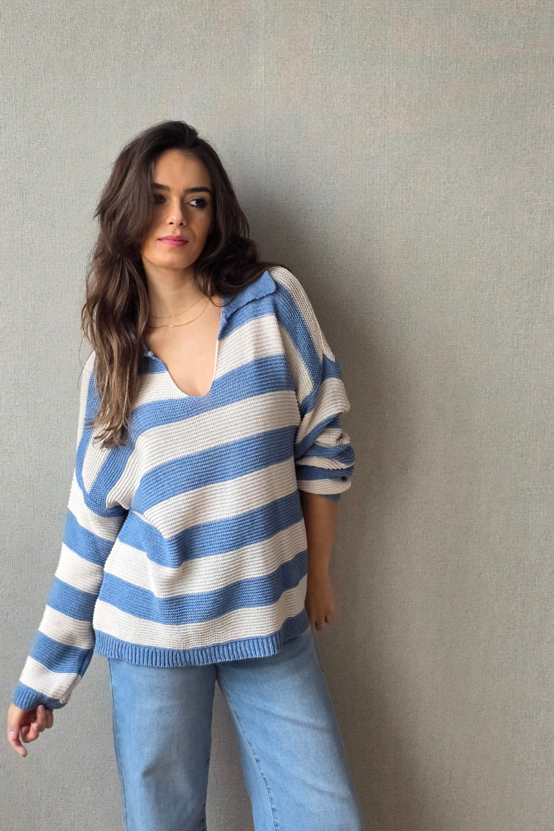 Jersey Rayas - Azul Jean