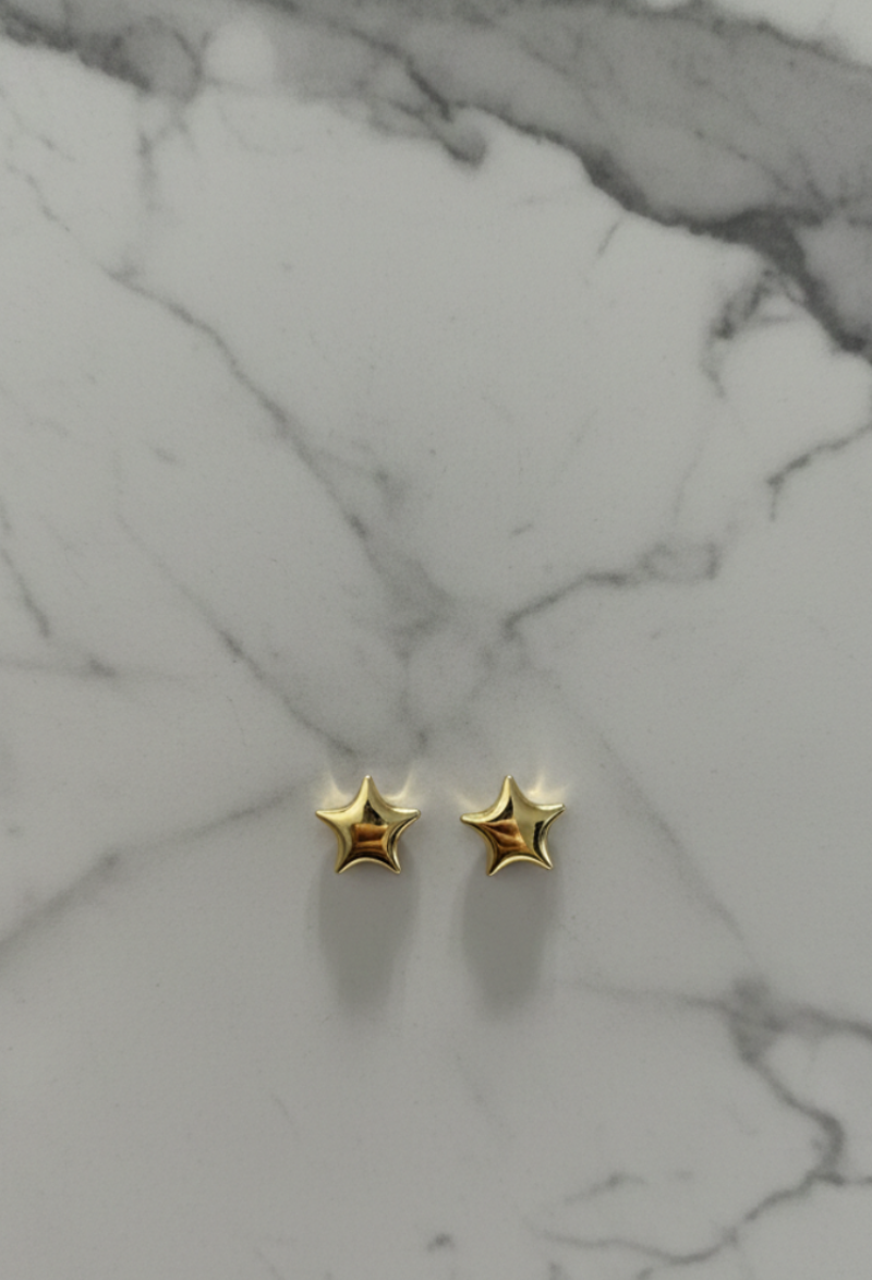 Pendientes de estrellas cinco puntas