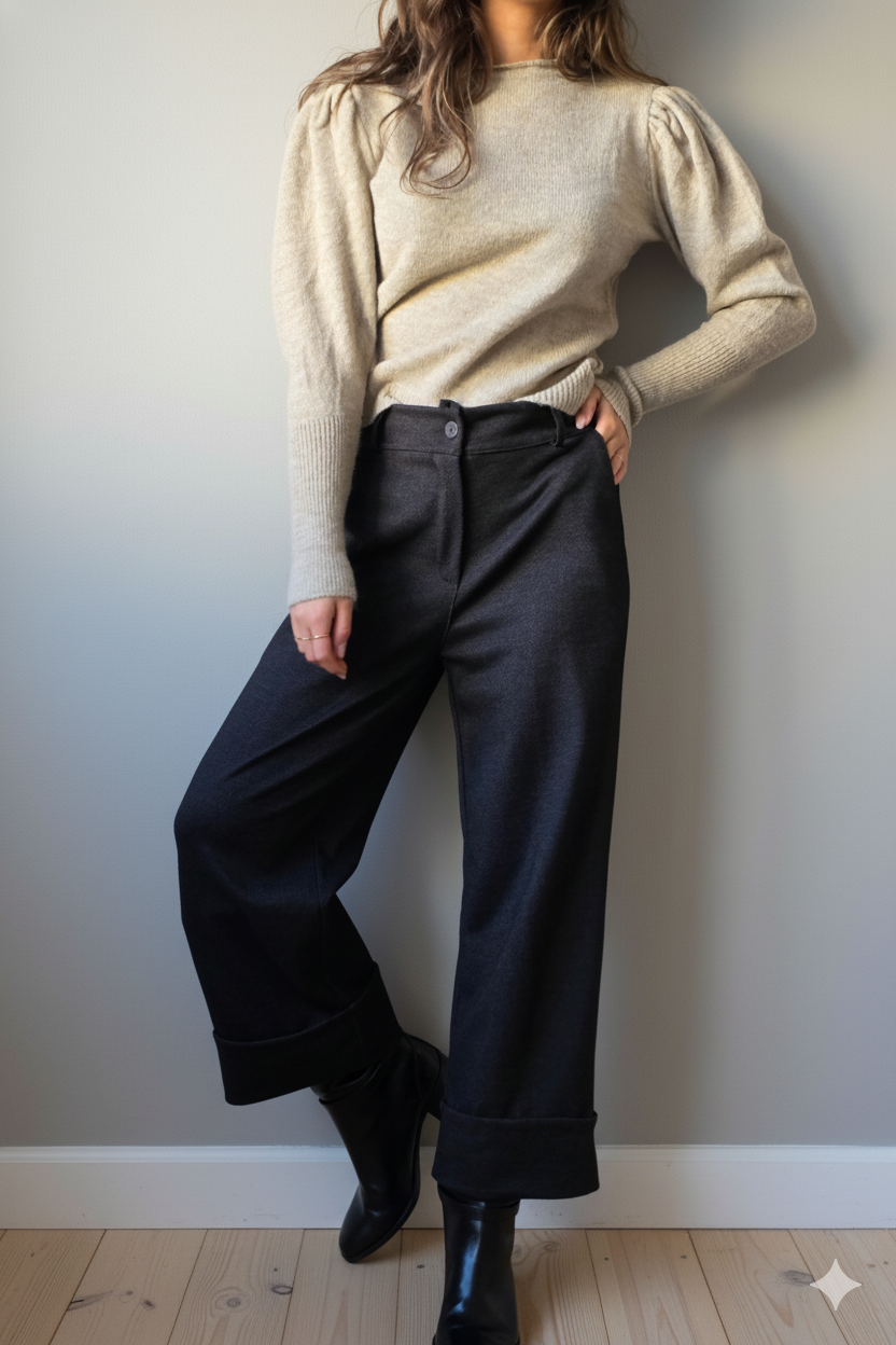 Pantalón mezclilla chocolate