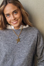 Collar Grueso Estrella Dorada