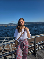Pantalón Bandeau Estampado Rosa