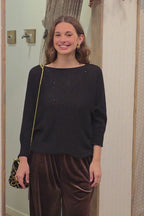 Pantalón bombacho de terciopelo marrón