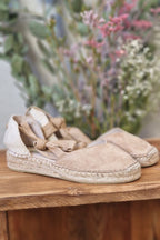 Alpargata Valenciana Lazada Plana - Beige